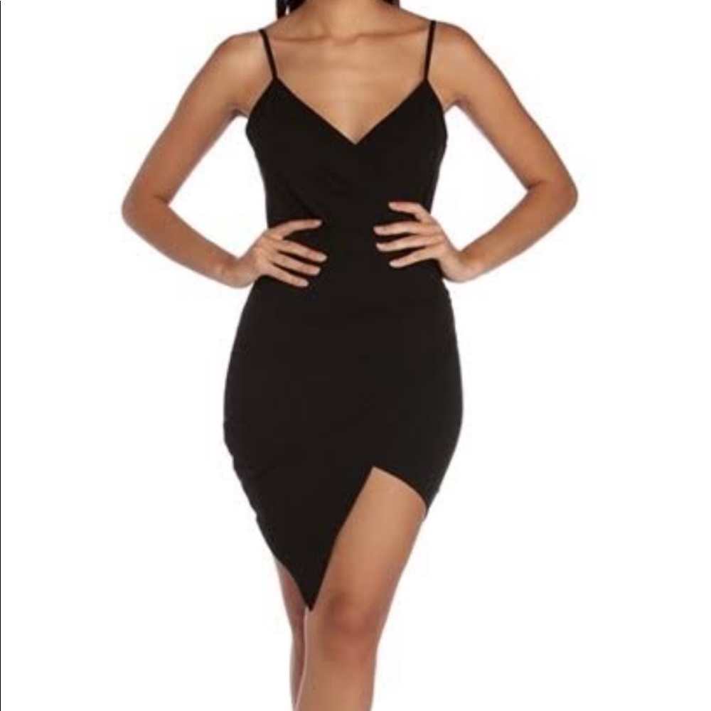 Windsor ASYMMETRICAL BLACK DRESS